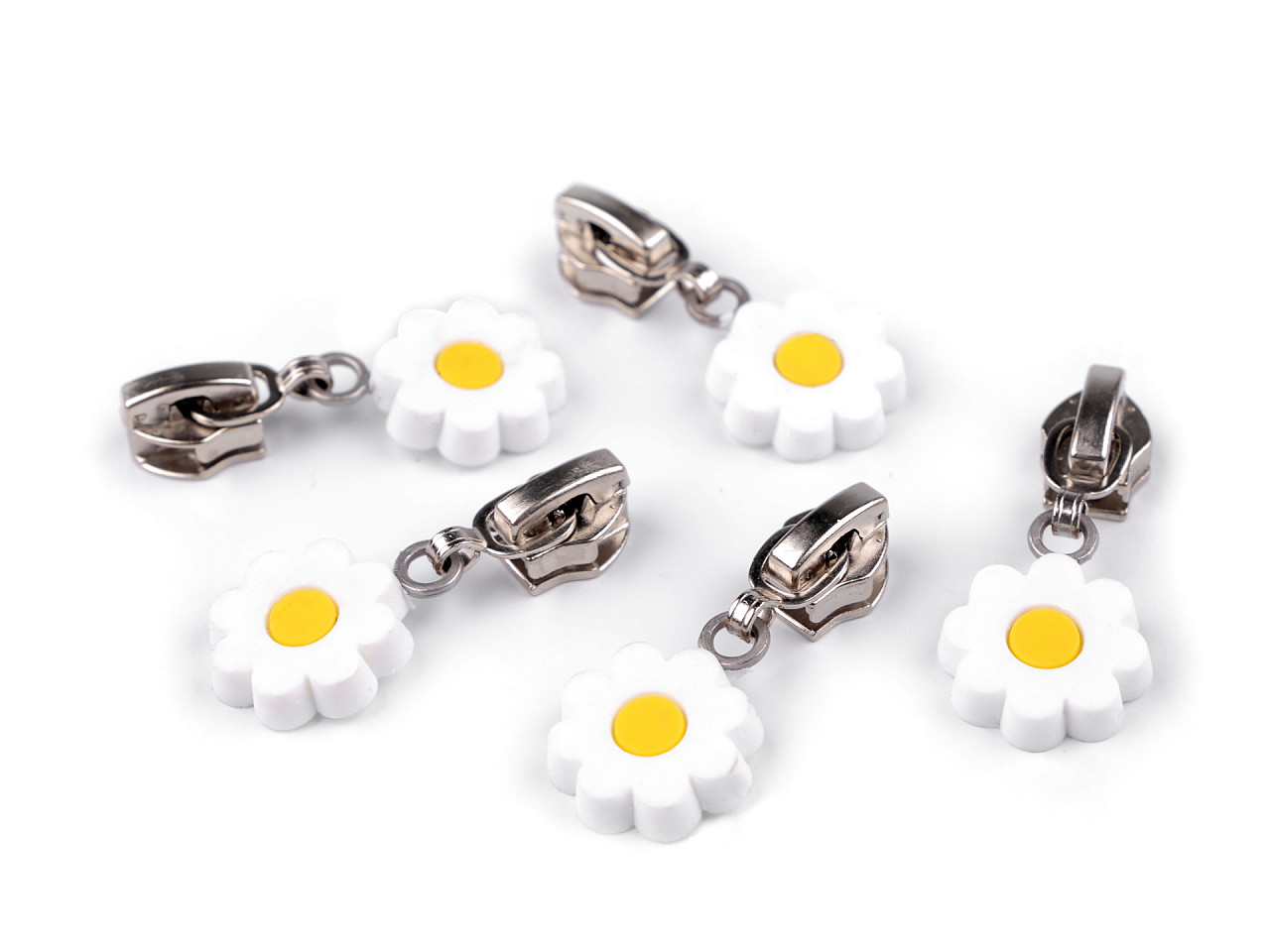 Corsor pentru fermoare spiralate no 6 - Alb (50 Bucăți)