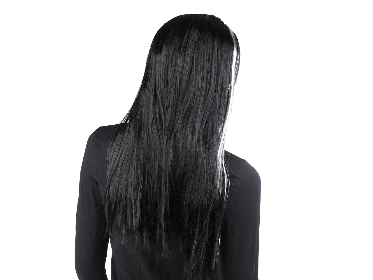 Peruca de carnaval - Negru (1 Bucată)