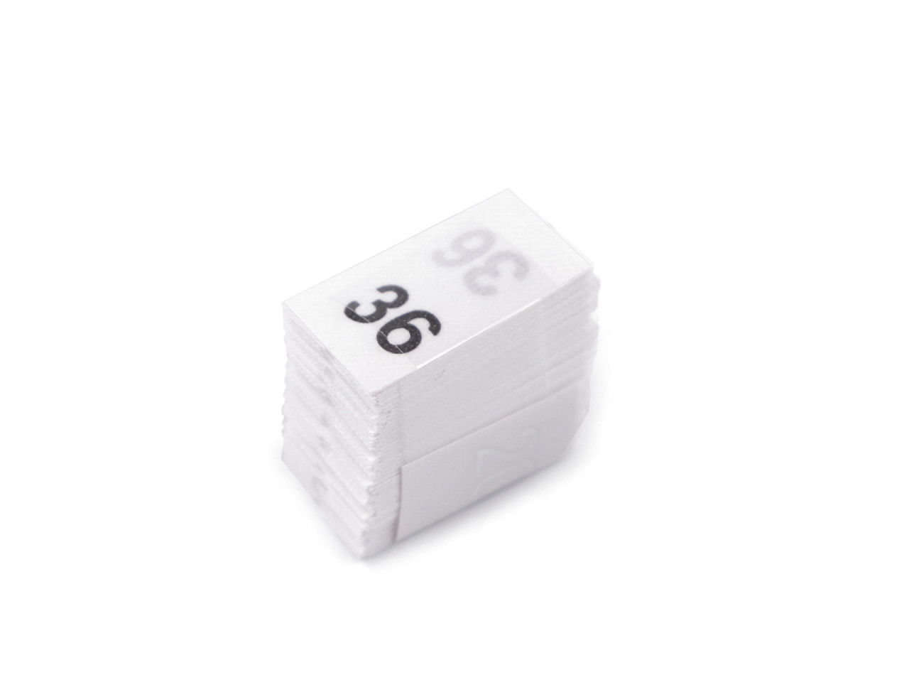 Etichete de mărime pentru haine - Alb (1 Buchet)