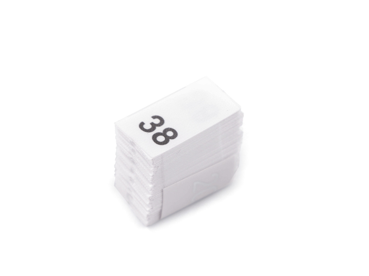 Etichete de mărime pentru haine - Alb (1 Buchet)