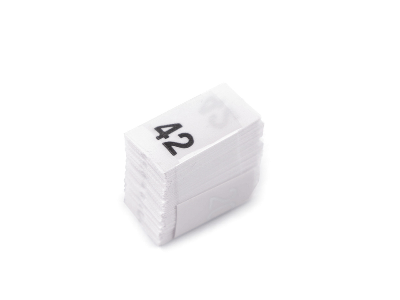 Etichete de mărime pentru haine - Alb (1 Buchet)