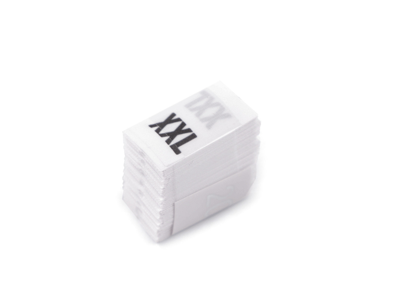 Etichete de mărime pentru haine - Alb (1 Buchet)