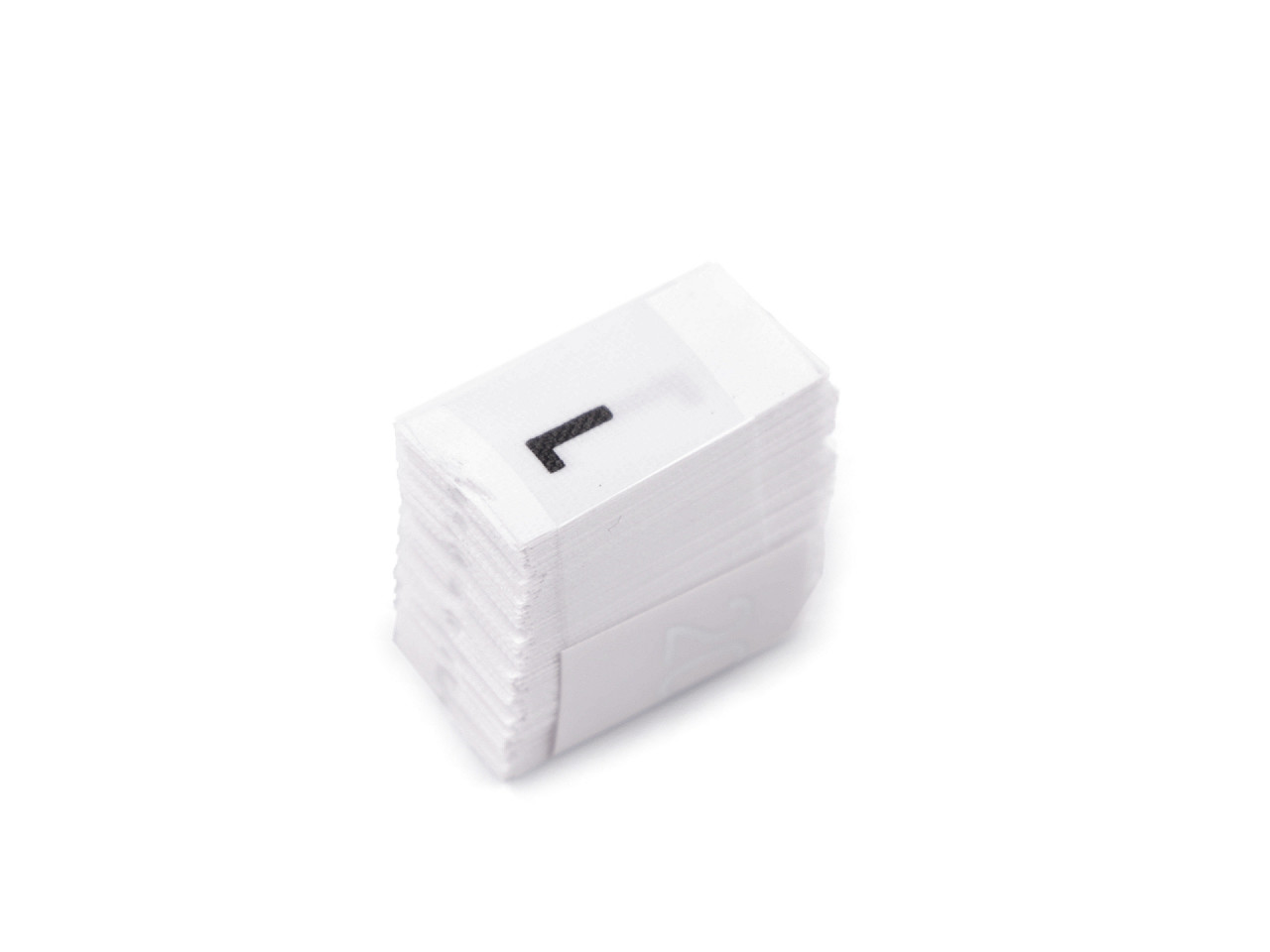 Etichete de mărime pentru haine - Alb (1 Buchet)