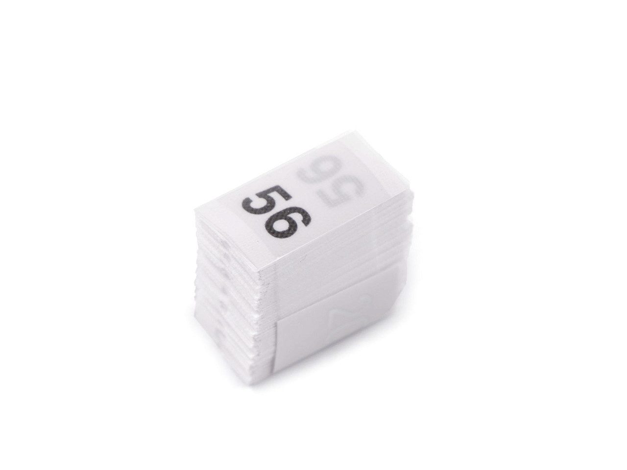 Etichete de mărime pentru haine - Alb (1 Buchet)