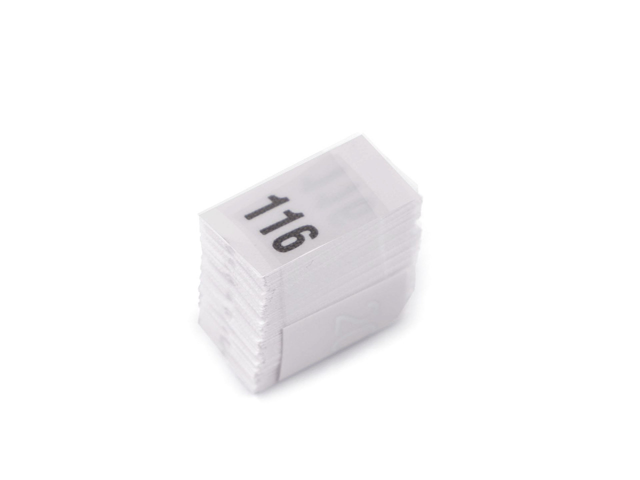 Etichete de mărime pentru haine - Alb (1 Buchet)