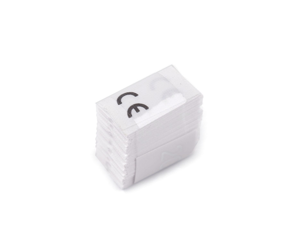 Etichete de mărime pentru haine - Alb (1 Buchet)