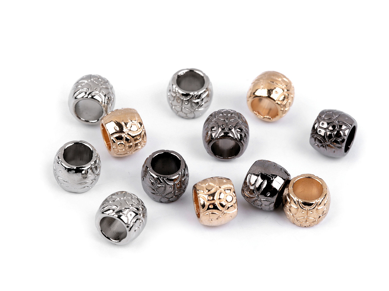 Terminatii snur ø5,5 mm - Nichel negru (10 Bucăți)