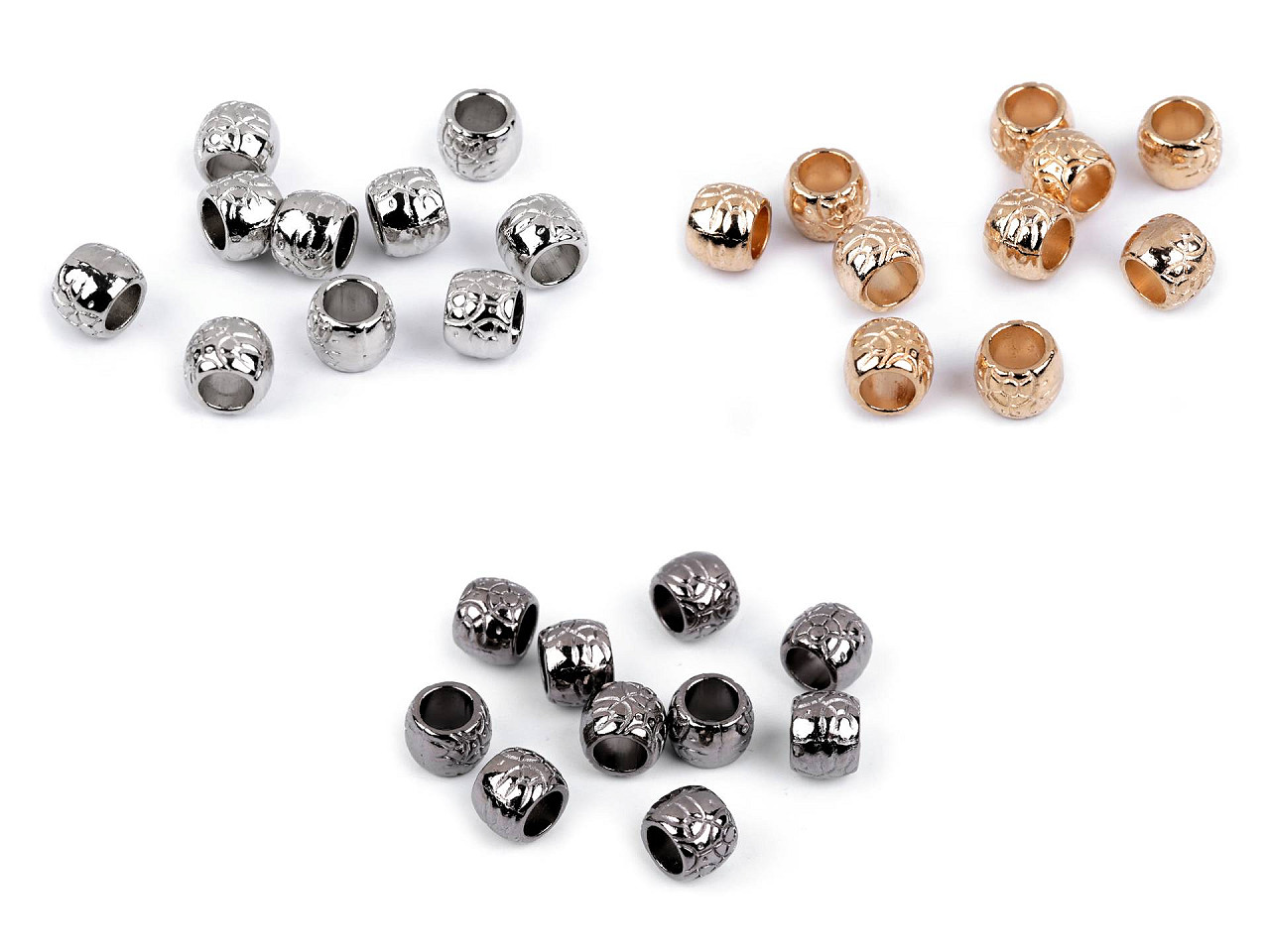 Terminatii snur ø5,5 mm - Nichel negru (10 Bucăți)