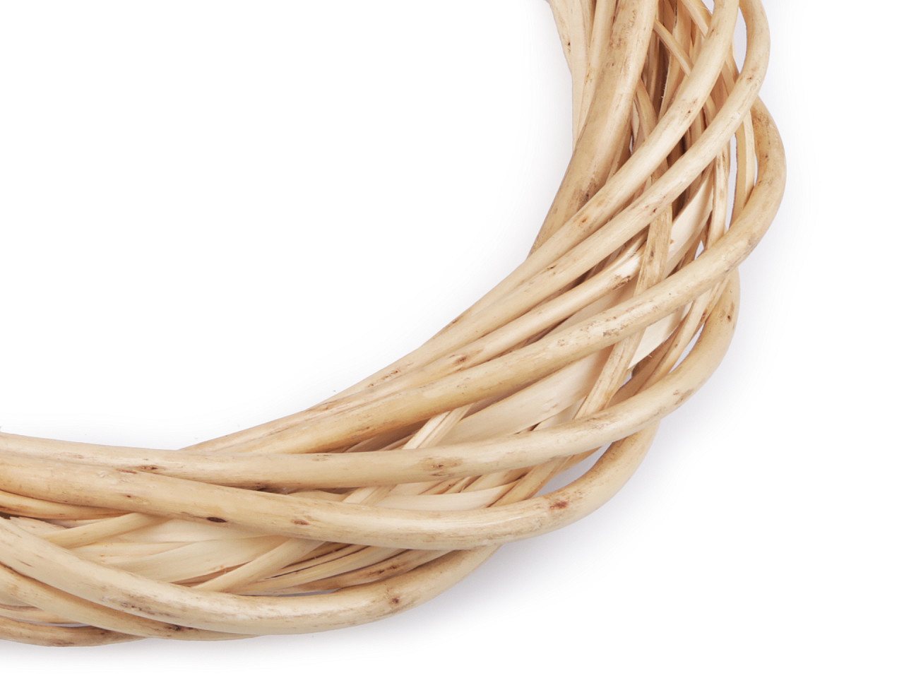 Coroană din răchită ø40 cm - Natural deschis (1 Bucată)