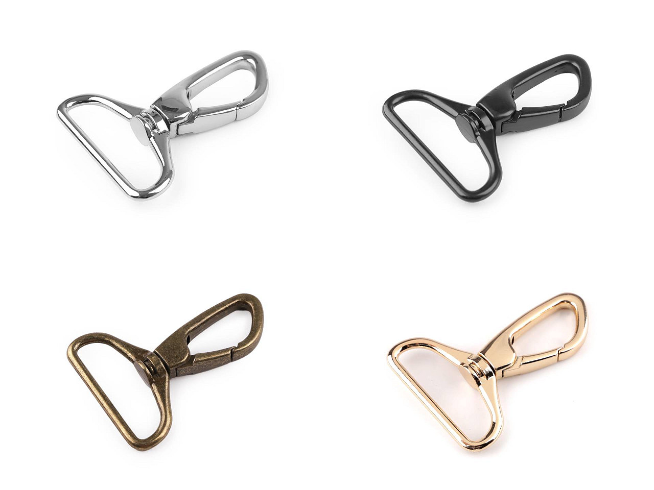 Carabină metalică 38 mm - Nichel (20 Bucăți)