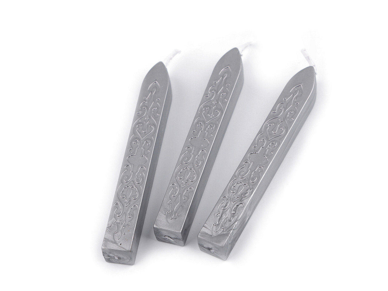 Ceară sigiliu 3 buc - Argintiu (3 Bucăți)