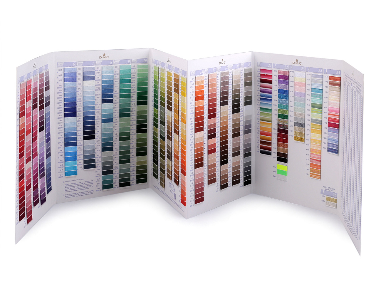 Catalo culori mouliné dmc speciál cotton, light effects, color variantions - Conform imaginii (1 Bucată)