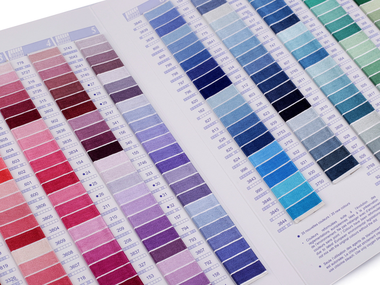 Catalo culori mouliné dmc speciál cotton, light effects, color variantions - Conform imaginii (1 Bucată)