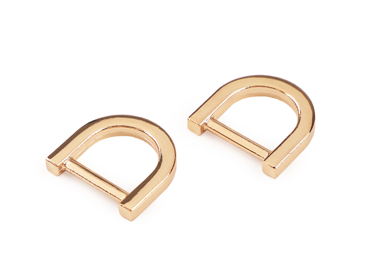 Inel tip d pentru pentru genți  15 mm - Nichel (2 Bucăți)