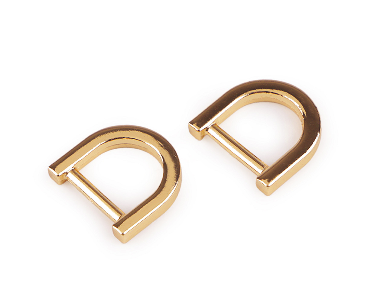 Inel tip d pentru pentru genți  15 mm - Nichel (2 Bucăți)