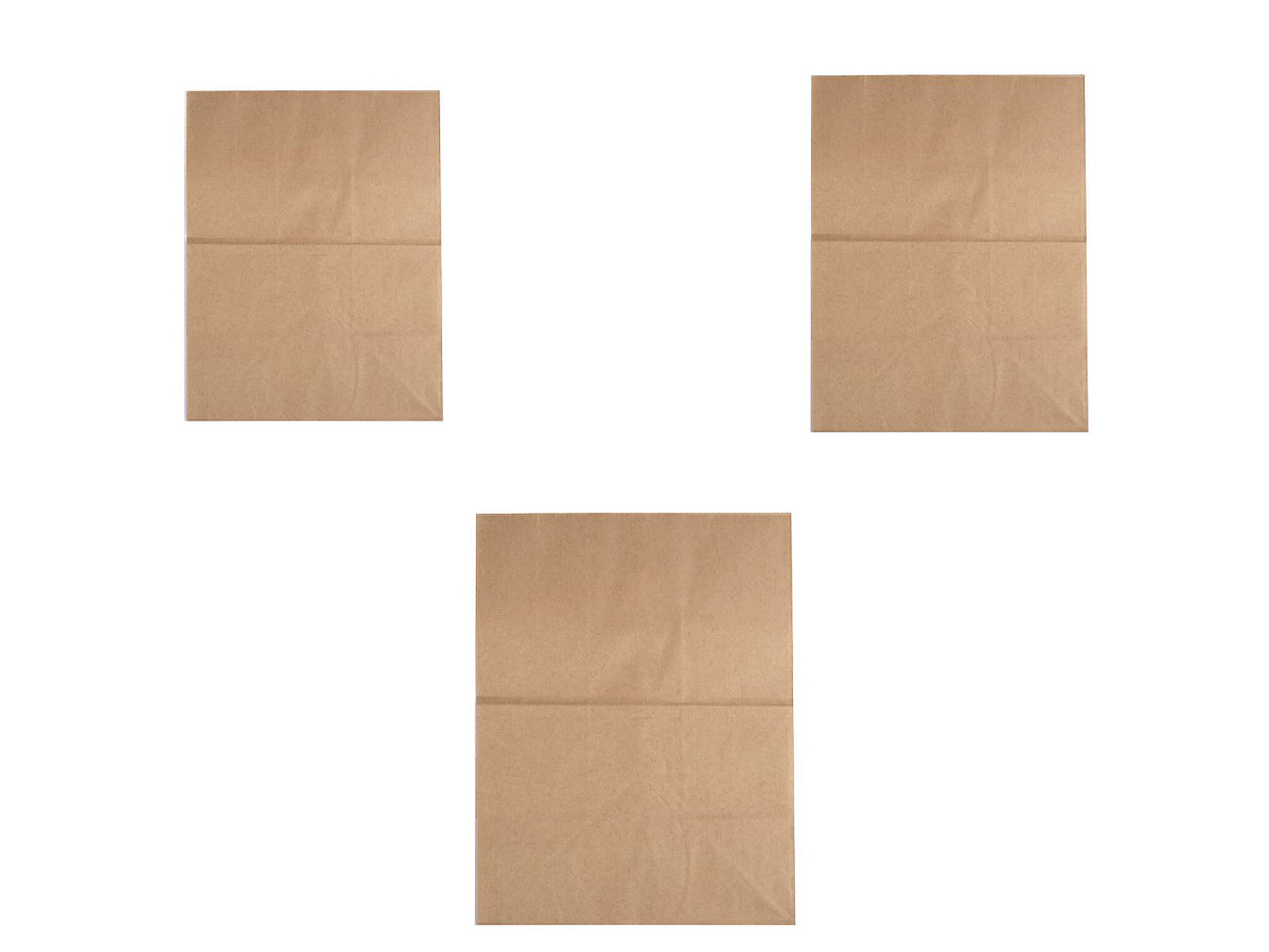 Pungă de hârtie - Maro natural (50 Bucăți)