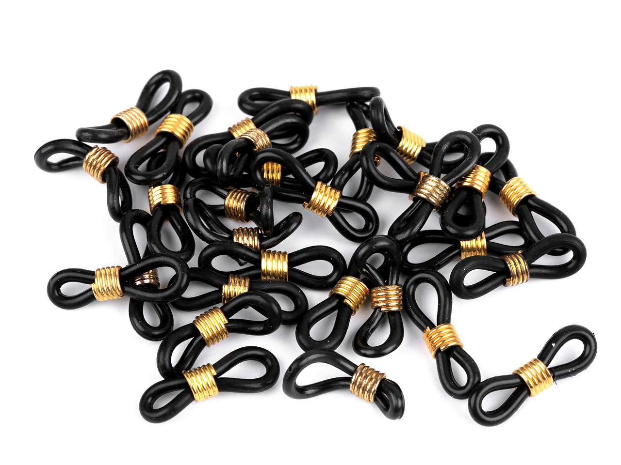 Clipsuri / ocheti silicon ochelari - Negru (30 Bucăți)