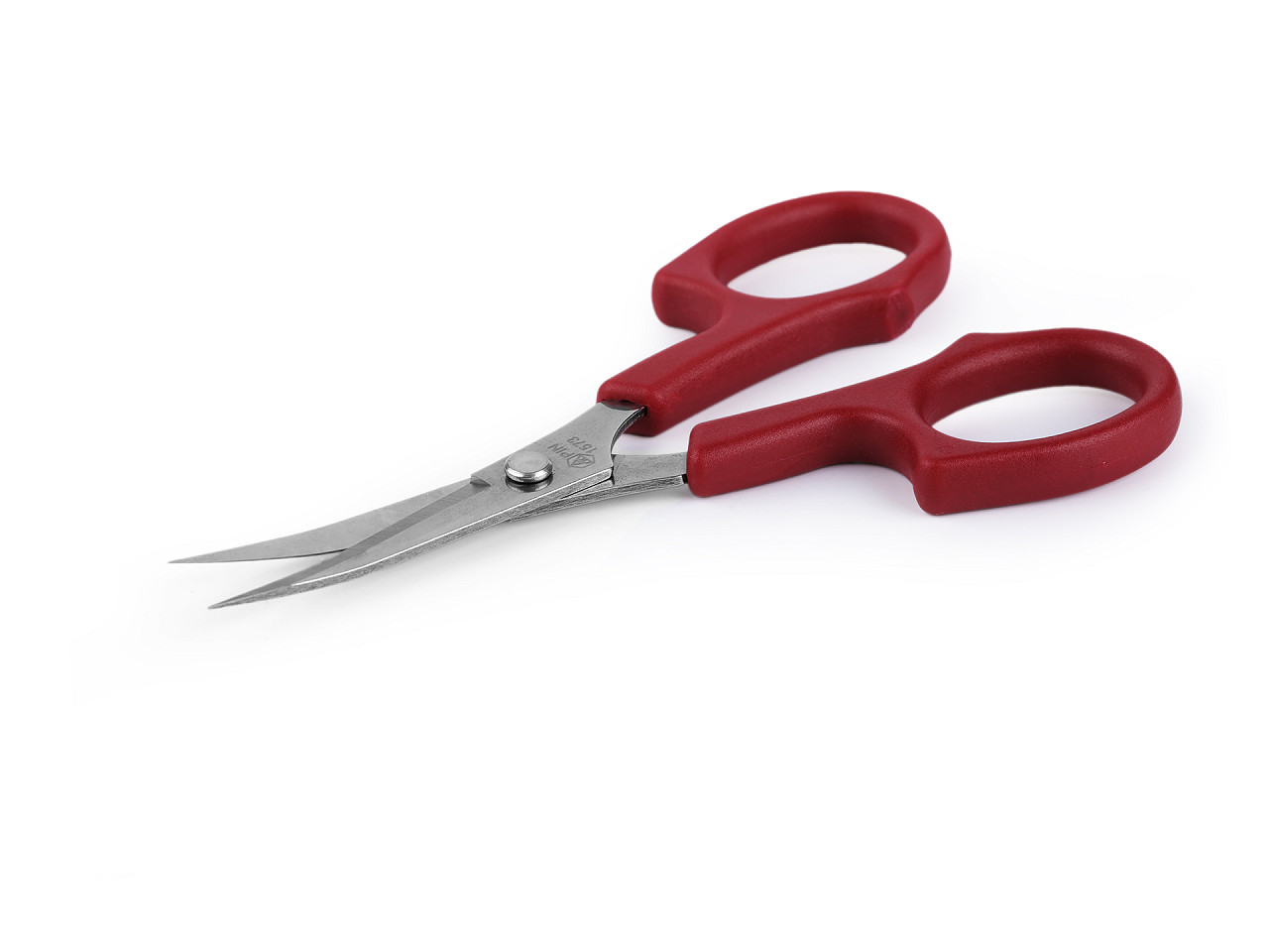 Foarfece pin broderie lungime 15 cm curbate - Roșu (1 Bucată)