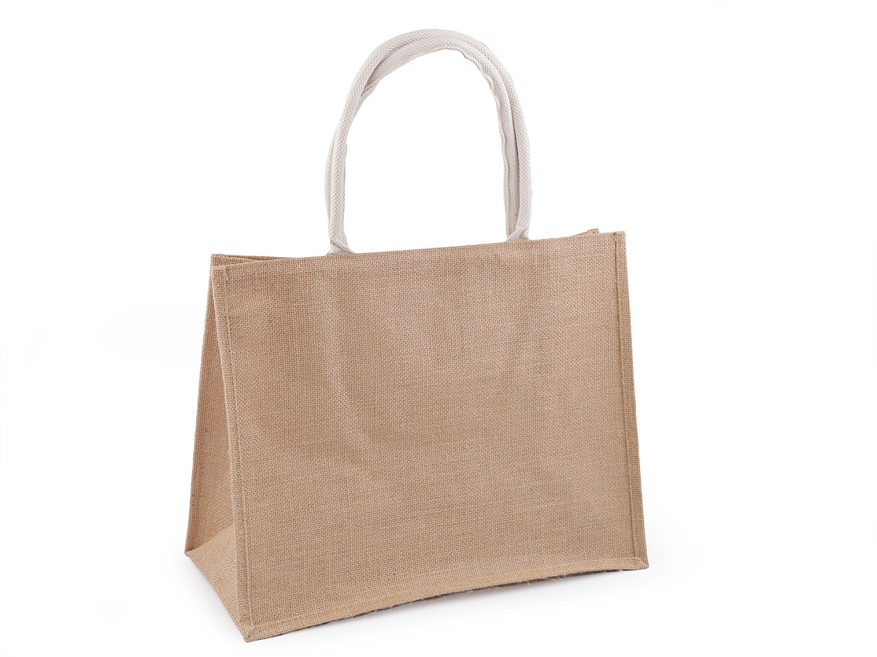 Geanta de iuta decorabila 45x36 cm - Ecru natural (1 Bucată)