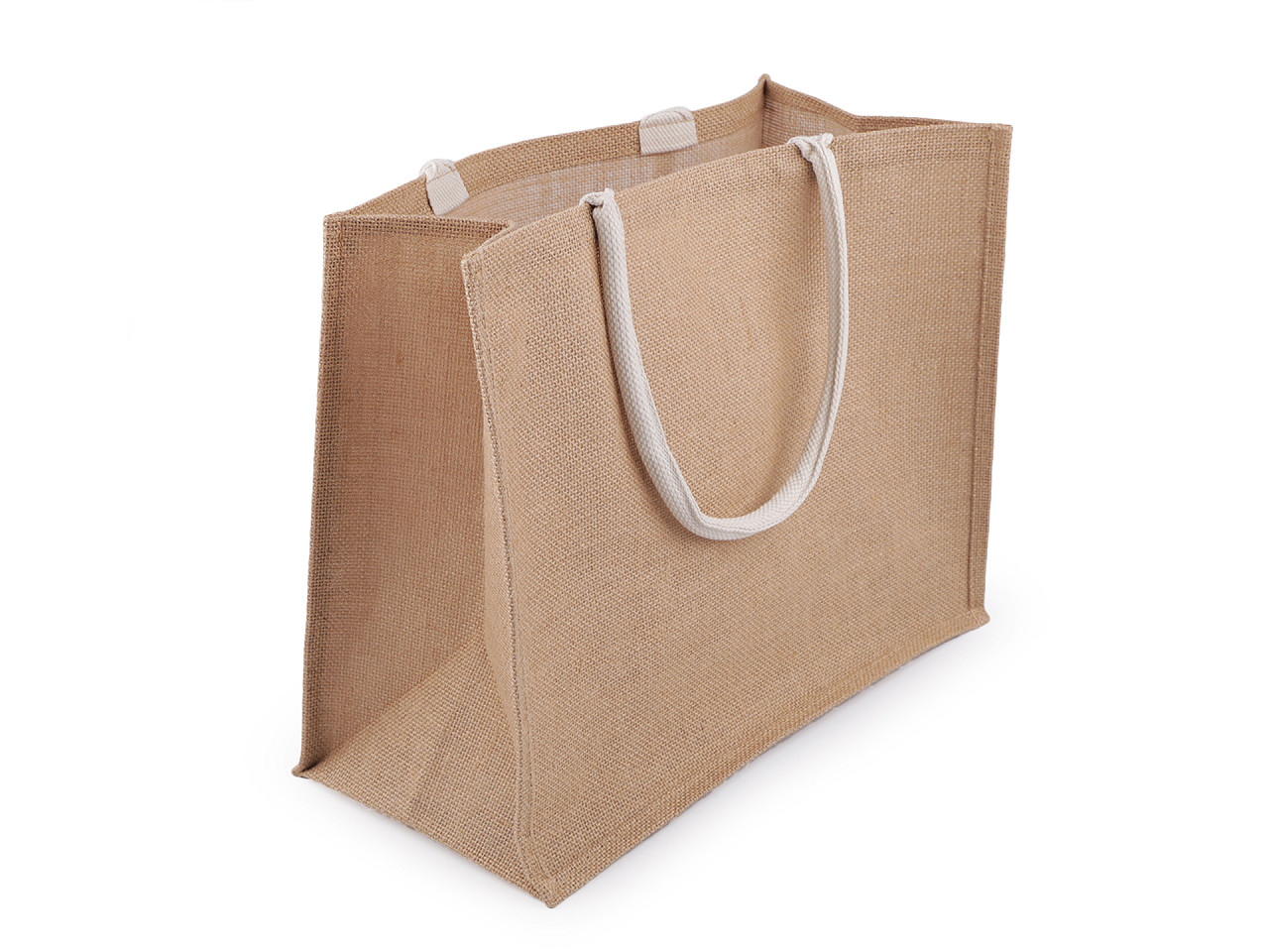 Geanta de iuta decorabila 45x36 cm - Ecru natural (1 Bucată)