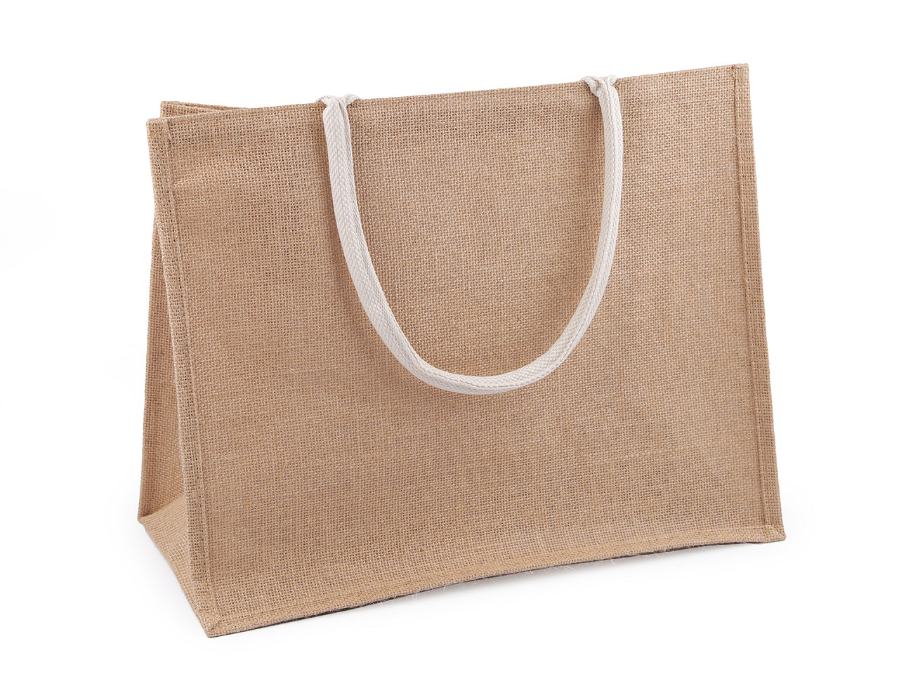 Geanta de iuta decorabila 45x36 cm - Ecru natural (1 Bucată)