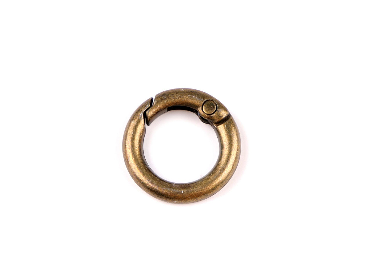 Inel carabină, ø13 mm - Auriu rose (2 Bucăți)