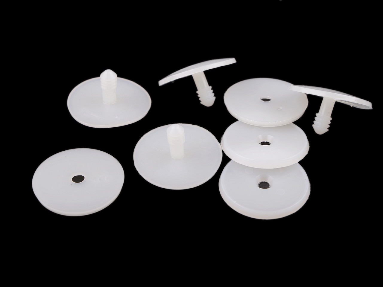 Articulatii jucarii cu siguranta  ø33 mm - Transparent (4 Seturi)