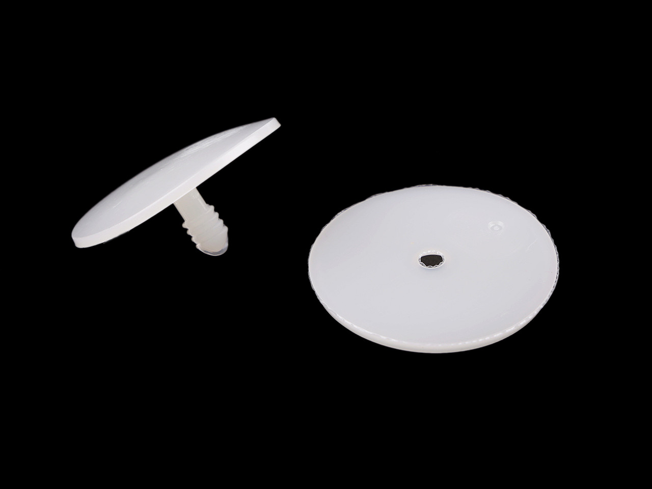 Articulatii jucarii cu siguranta ø43 mm - Transparent (20 Seturi)