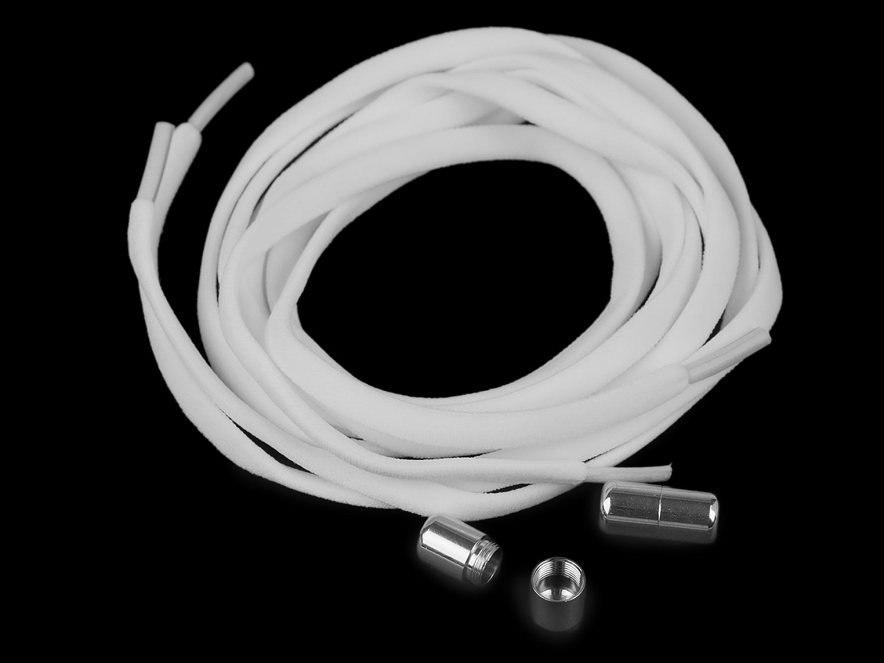 Sireturi elastice 100 cm - Albastru delta (1 Pereche)