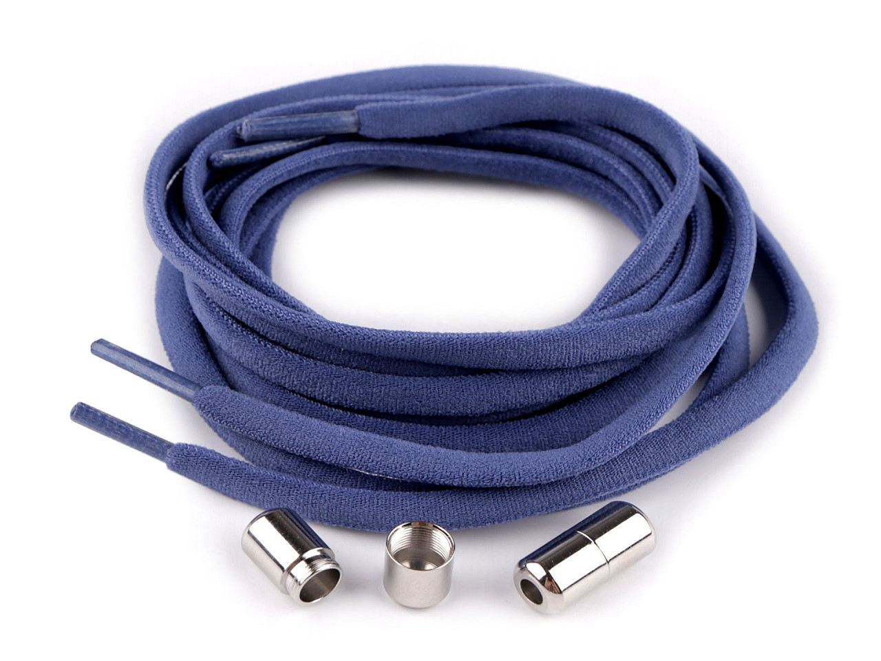 Sireturi elastice 100 cm - Albastru delta (1 Pereche)