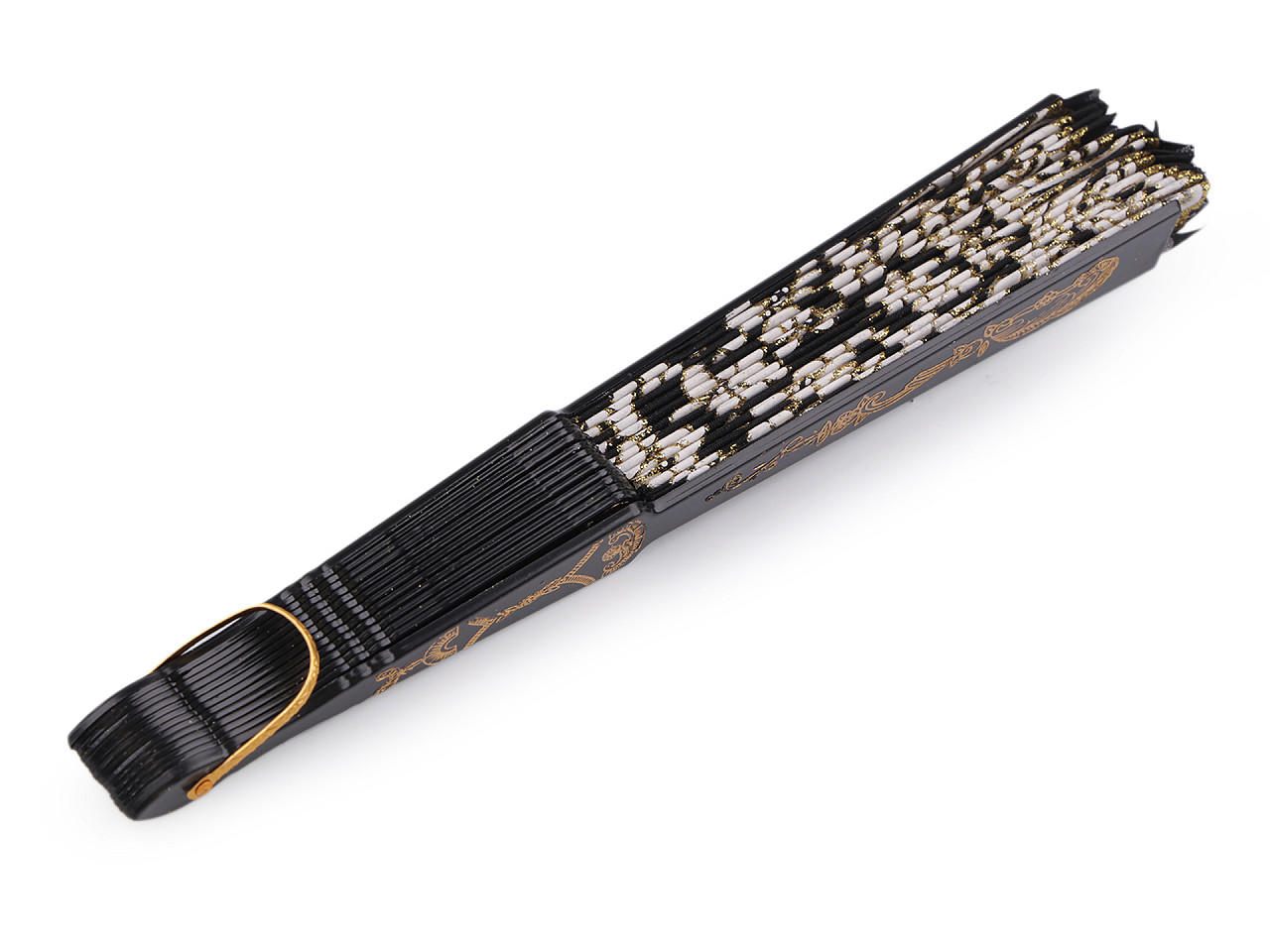 Evantai textil cu sclipici - Model aleatoriu (1 Bucată)