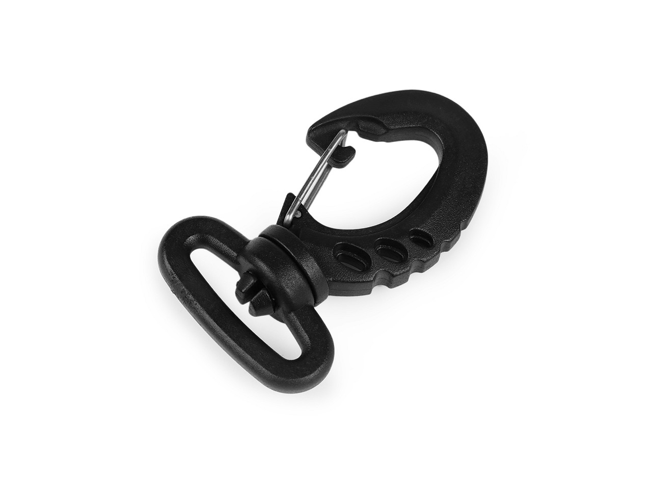 Carabină din plastic 25; 30; 40; 50 mm - Negru (1 Bucată)