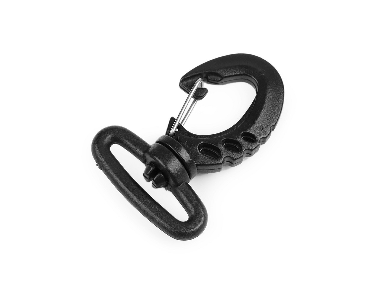 Carabină din plastic 25; 30; 40; 50 mm - Negru (1 Bucată)