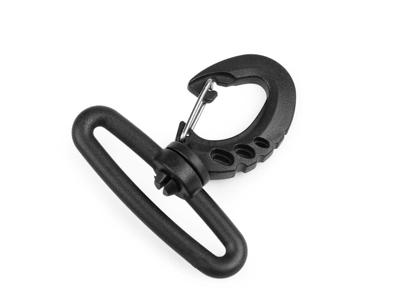 Carabină din plastic 25; 30; 40; 50 mm - Negru (1 Bucată)