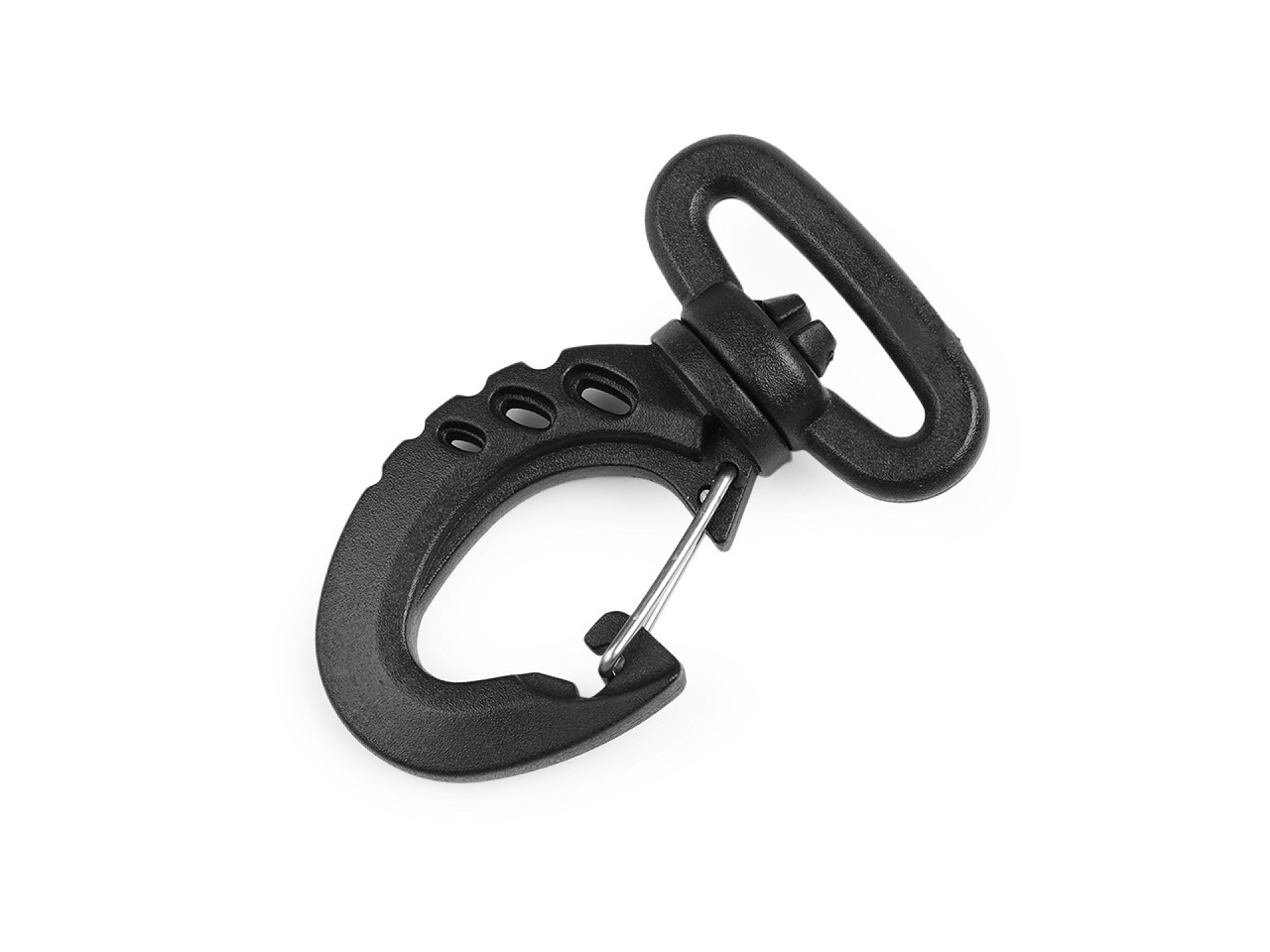 Carabină din plastic 25; 30; 40; 50 mm - Negru (1 Bucată)
