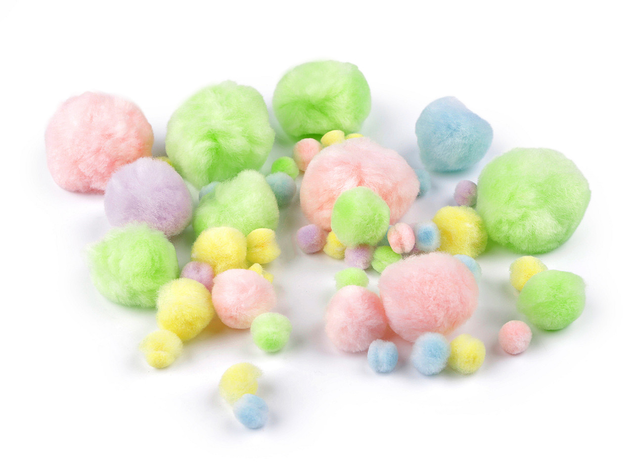 Pompoane mix de dimensiuni - Roz (1 Sac)