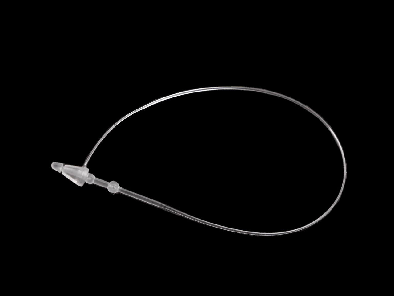 Agățători / șoricei pentru etichete (5000 ks) - Transparent (1 Cutie)