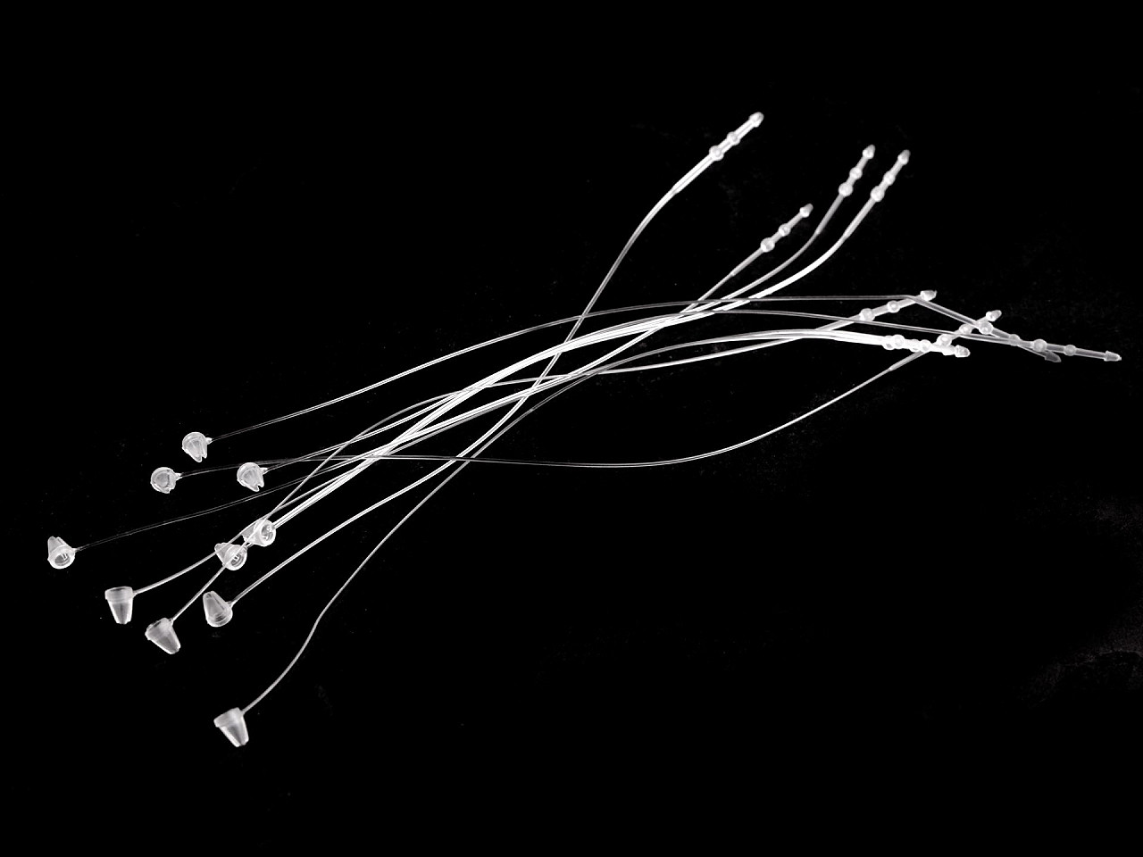 Agățători / șoricei pentru etichete (5000 ks) - Transparent (1 Cutie)