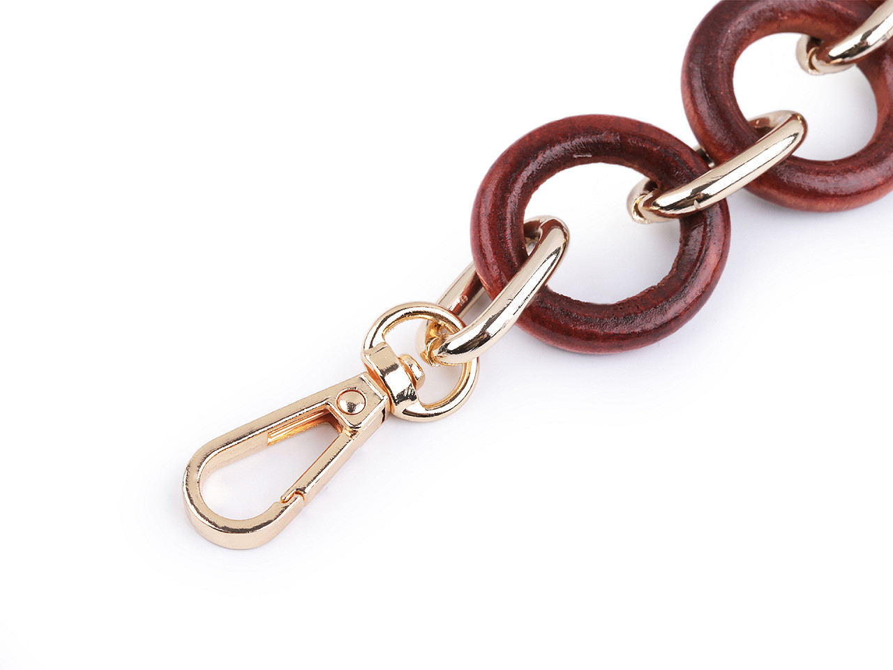 Toarta pentru geanti cu carabinine lungime 50 cm - Natural deschis (2 Bucăți)