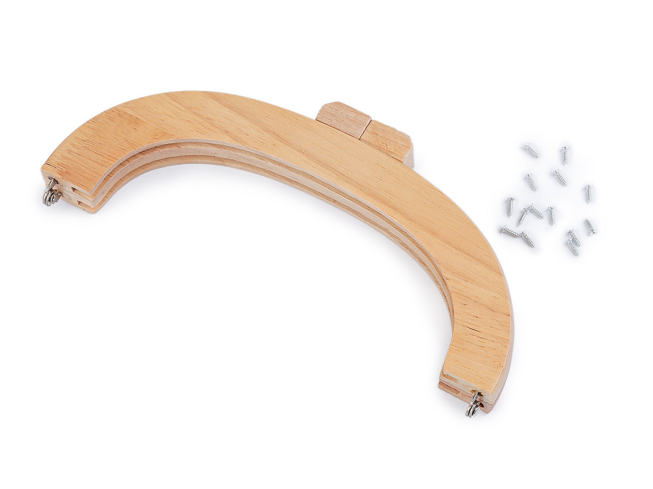 Ramă din lemn cu închidere magnetică pentru poșetă - Natur (1 Bucată)