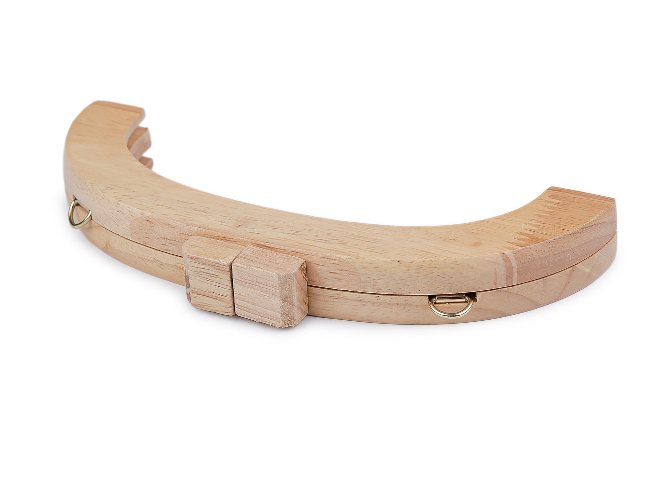 Ramă din lemn cu închidere magnetică pentru poșetă - Natur (1 Bucată)