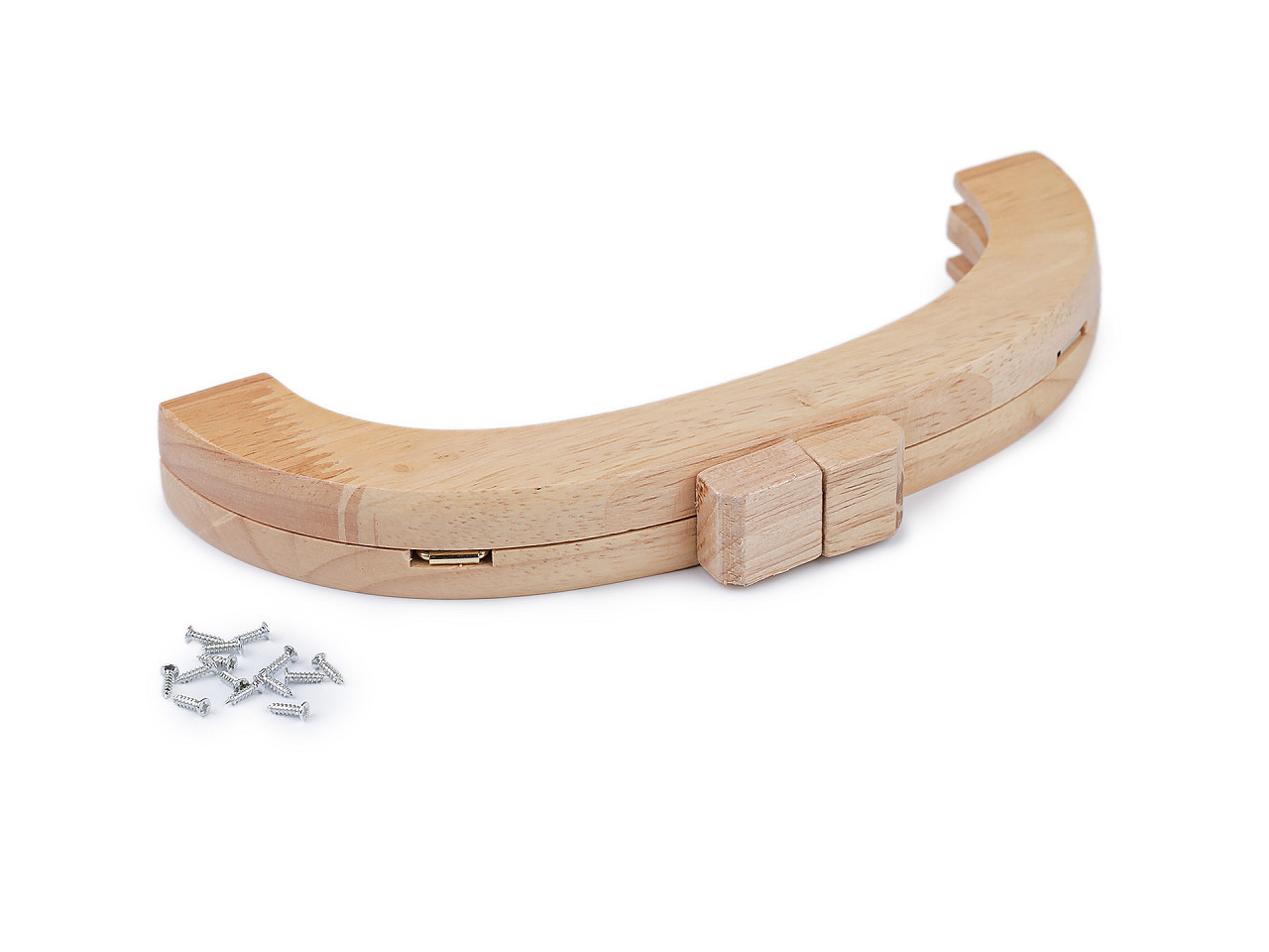 Ramă din lemn cu închidere magnetică pentru poșetă - Natur (1 Bucată)