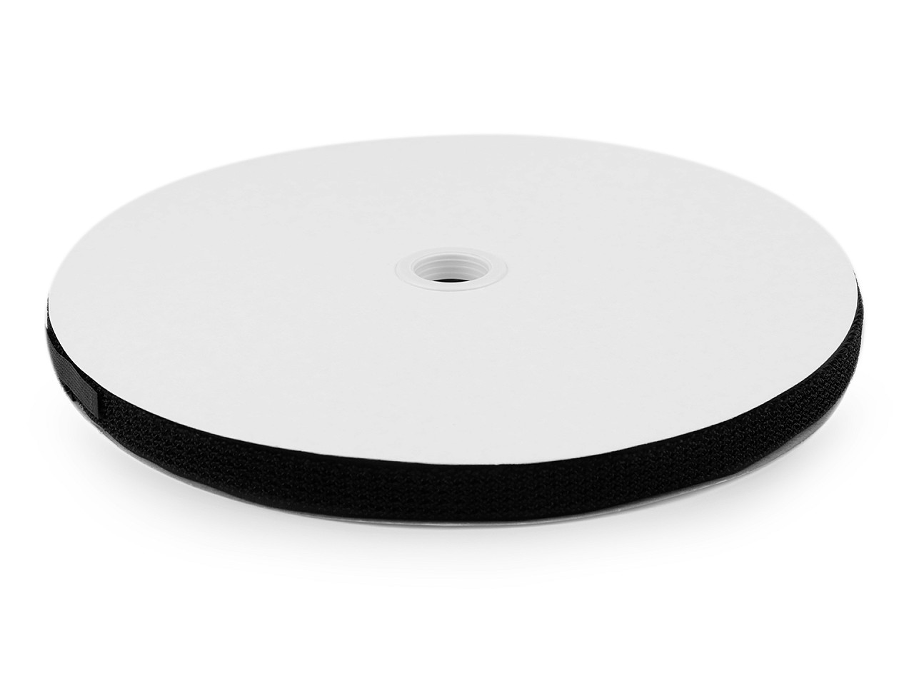 Velcro / arici - puf și scai pe o singura bandă 20 mm - Negru (1 Metru)