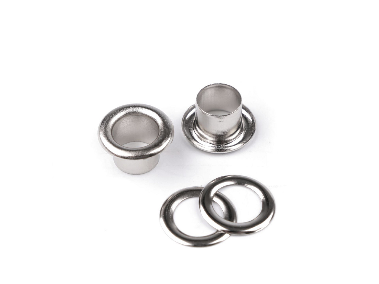 Ocheți metalici ø8 mm interior / ø14 mm exterior - Alamă antică (100 Perechi)