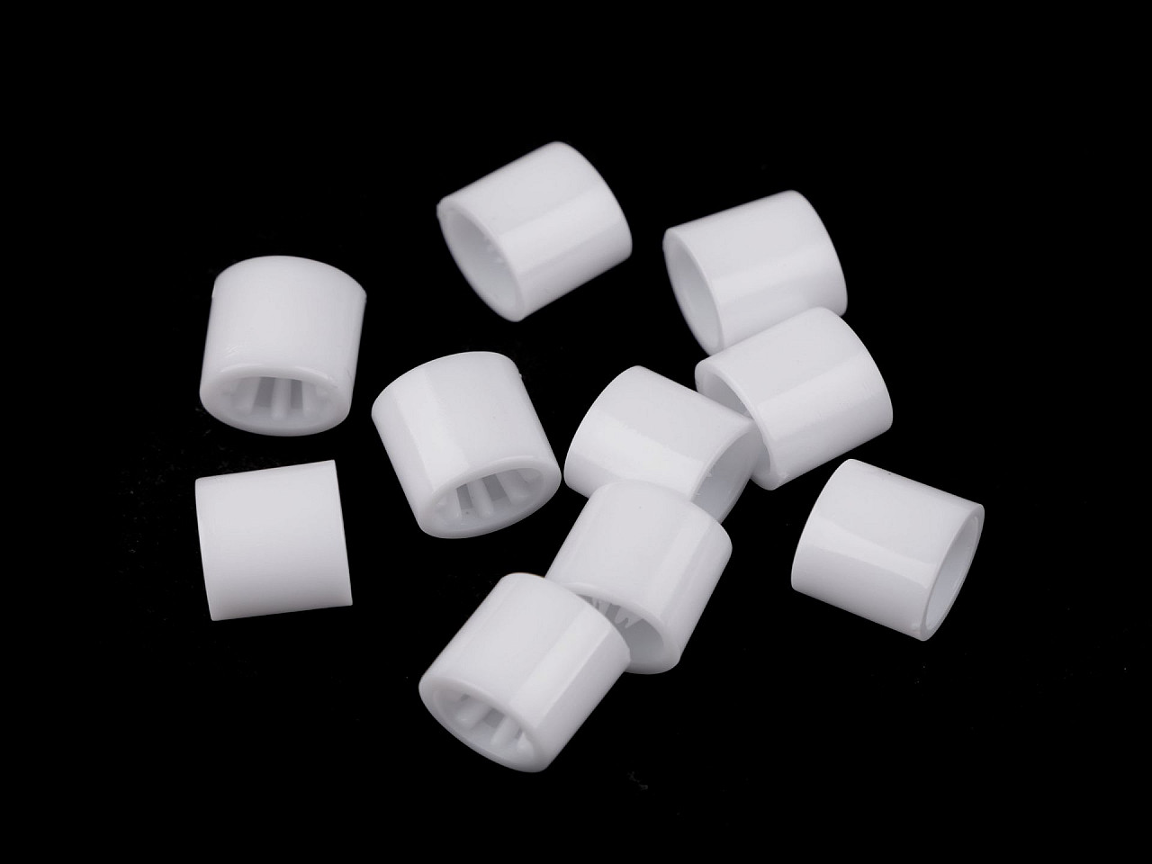 Opritoari snur / bratari festival 7x9 mm - Gri neutral (1000 Bucăți)