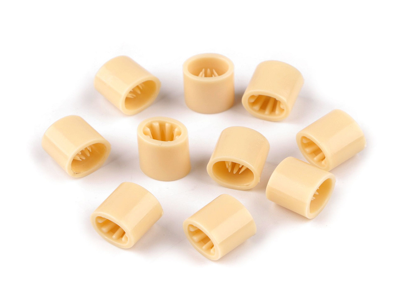 Opritoari snur / bratari festival 7x9 mm - Gri neutral (1000 Bucăți)