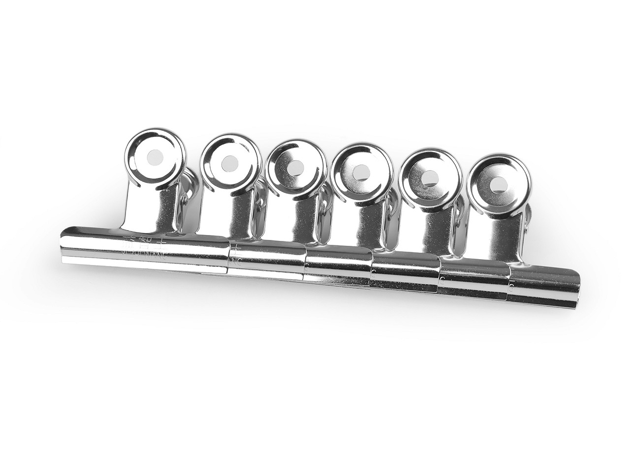 Clips metalic pentru materiale 6,3 cm - Nichel (36 Bucăți)