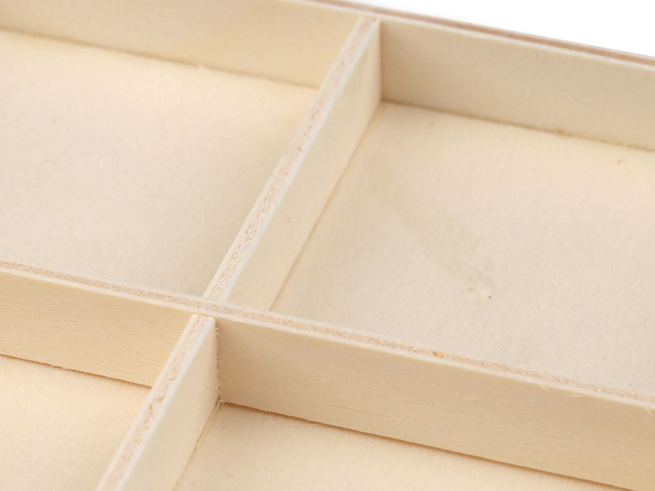 Cutie din lemn / organizator - Natural deschis (1 Bucată)