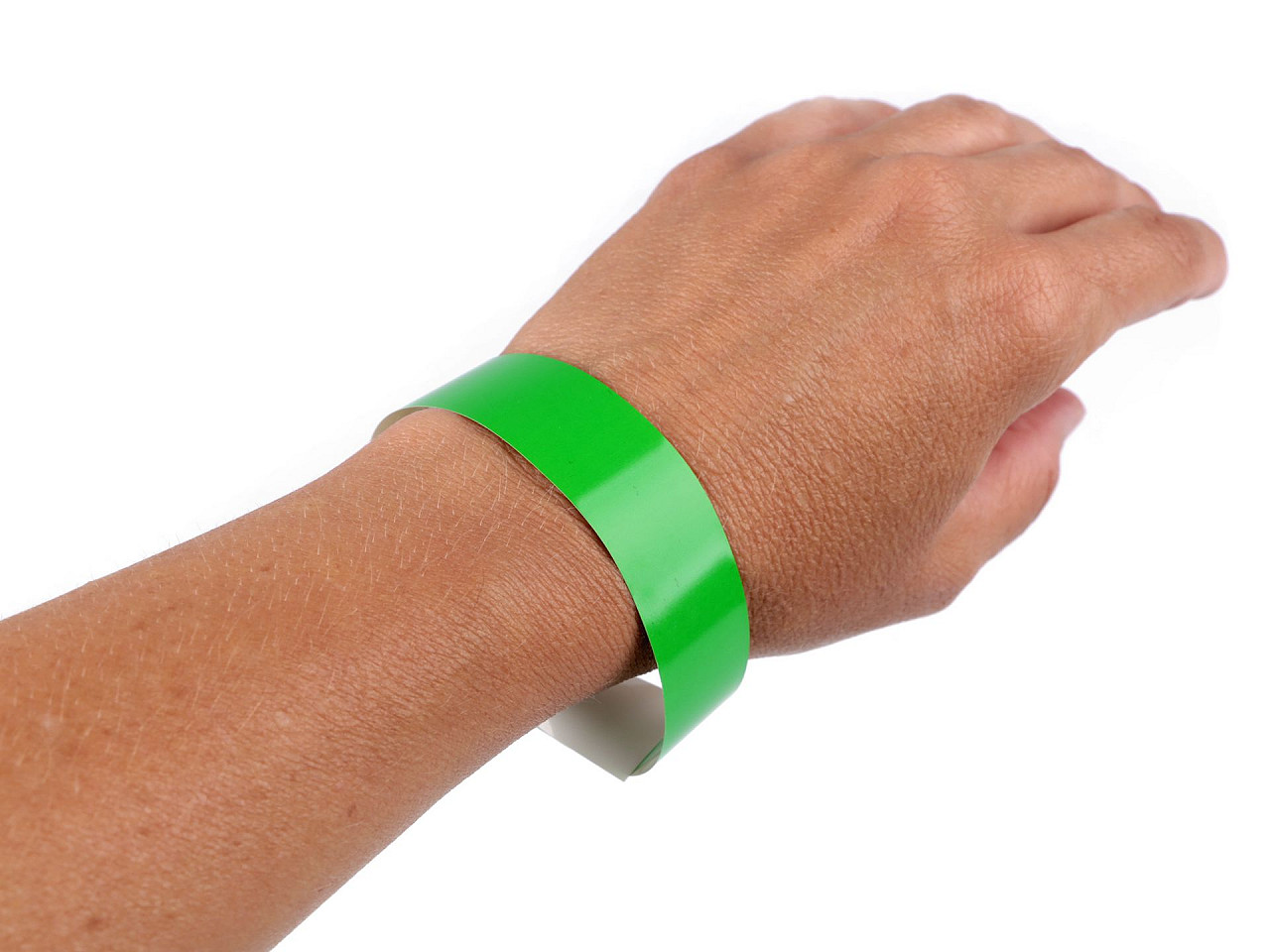 Bratara de identificare pentru festivale rezistenta la apa - Alb (100 Bucăți)