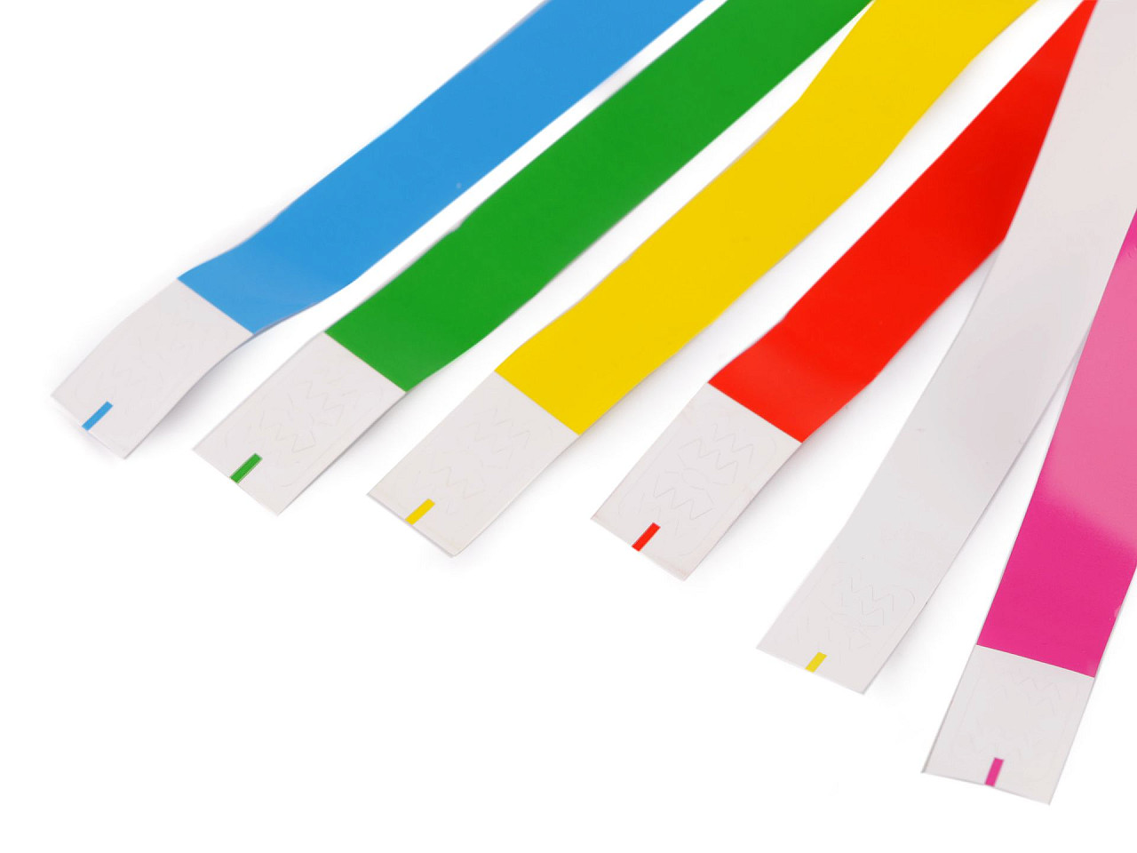 Bratara de identificare pentru festivale rezistenta la apa - Alb (100 Bucăți)